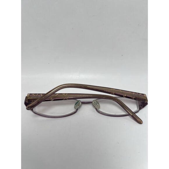 Ellen Tracy Women’s Eyeglasses Frames Only LEVANA Mauve 51-16-130 Rectangular - Picture 6 of 6